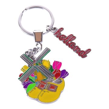 Sleutelhanger "Kleurrijk Holland" 