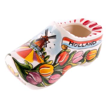 Keramieken Gekleurde Souvenir Klomp, 14 cm