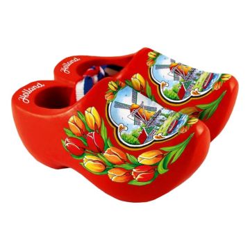 Oranje Souvenir Klompen - 14 cm