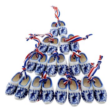 Delfts Blauwe Klompjes 4 cm, 10 stuks