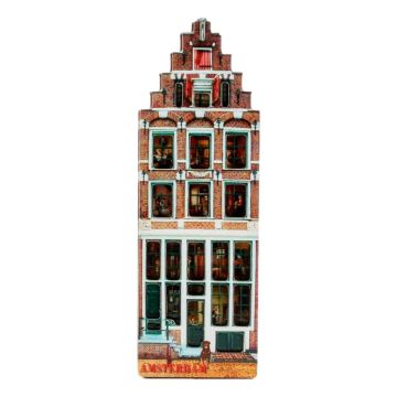 Koelkastmagneet "Amsterdam Egelantiersgracht"