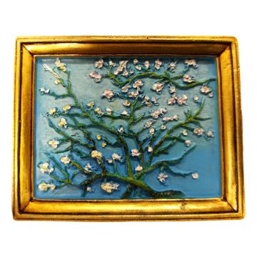 Fridge magnet Painting "Almond Blossom"