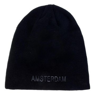 Korte Muts Amsterdam Zwart