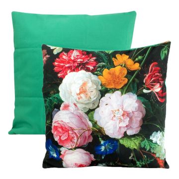 Kussensloop "Stilleven met bloemen, De Heem" (45 cm x 45 cm)