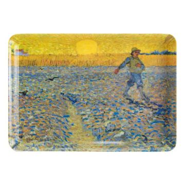 Dienblad "Landschap met korenschoven", Van Gogh