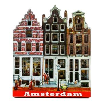 Magneet Amsterdam 3 Huisjes