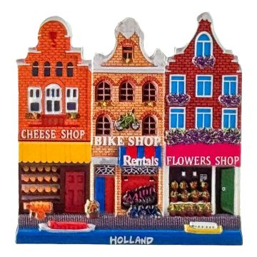 Magnet Cheese Shop/Bicycle Shop & Flower Shop