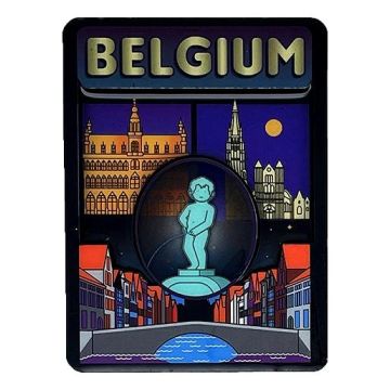 Koelkastmagneet Belgie - Manneken Pis