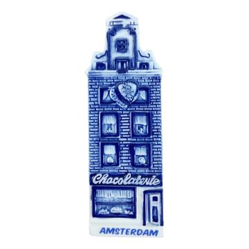 Magneet Delfts blauwe Chocolaterie Amsterdam