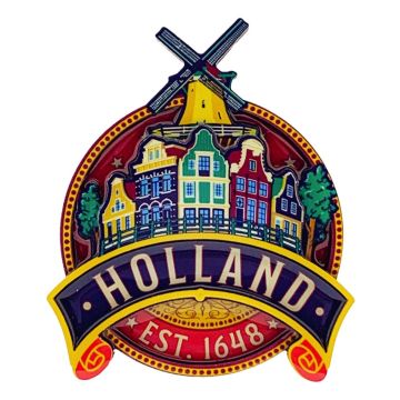 Magneet Vintage Rond Holland