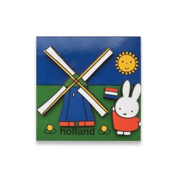 Houten magneet nijntje Holland