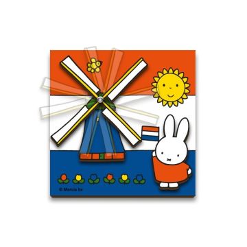 Magnet "Miffy with Windmill and Dutch Flag"