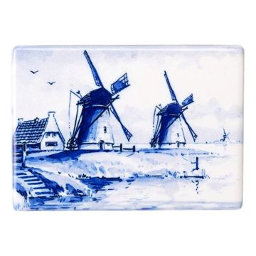 Magneet Molens Holland - rechthoek