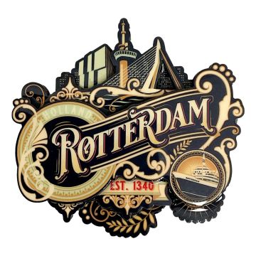 Koelkast Magneet "Rotterdam Ornaments"