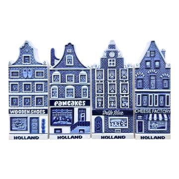 Magneetset 4 Huisjes Holland