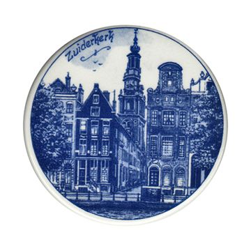 Koelkastmagneet rond Amsterdam Zuiderkerk