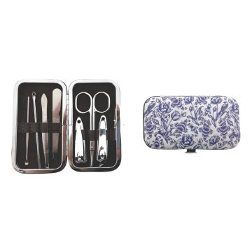 Manicure set "Delft Blue Flower"