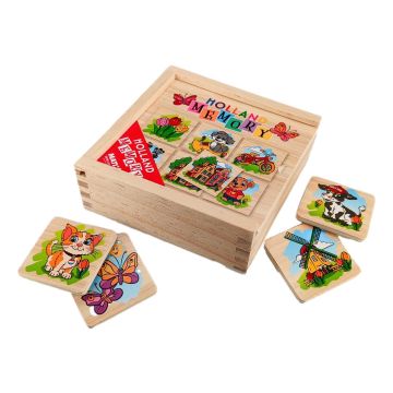Houten Memory Spel Holland