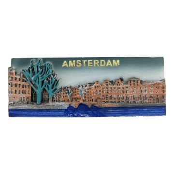 Amsterdam Goud Magneet - 3D