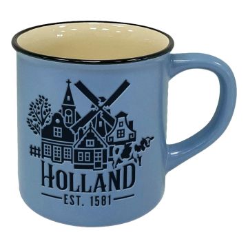 Mok "Holland - Molen" Blauw - Groot