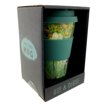 Take Away Mug with Irises Design