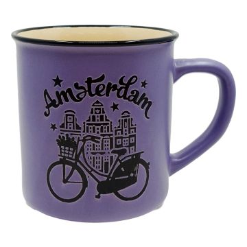 Mok "Amsterdam" - Lila Groot