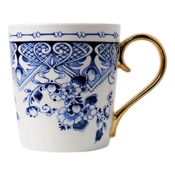Mok Majolica gouden rand