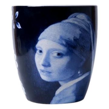 Koffiemok Meisje met Parel