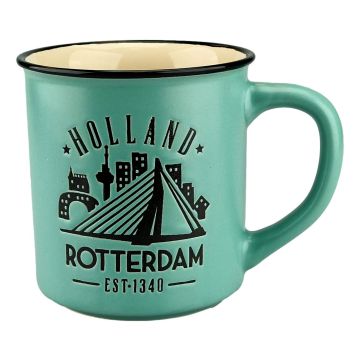 Mok "Rotterdam" - Groen - Groot