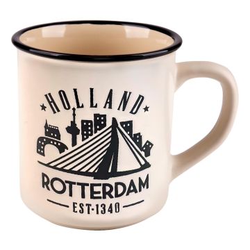 Mok "Rotterdam" - Wit - Groot