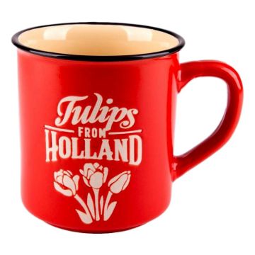 Mok "Tulips from Holland"  Rood-Groot 