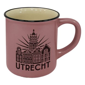 Mok "Utrecht" - Roze - Groot