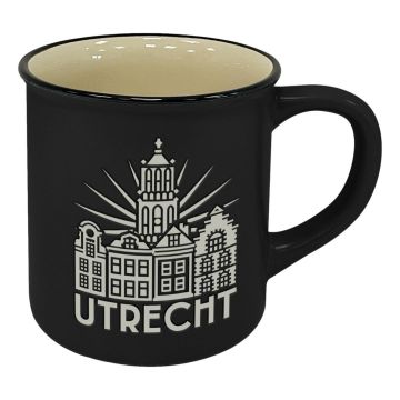 Mok "Utrecht" - Zwart - Groot