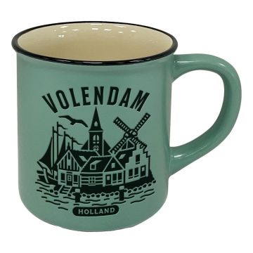 Mok "Volendam" - Groen - Groot