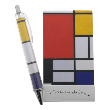 Notitieboekje en Pen Mondriaan