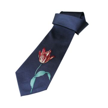 Stropdas Tulp enkel, navy
