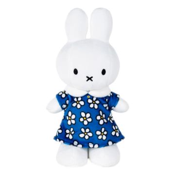 Miffy Plush - Blue Floral Dress - 24 cm