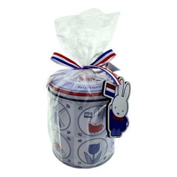 Miffy Stroopwafel Tin - Delft Blue Icons