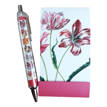 Notitieboekje en Pen van Tulpen , Maria Merian 