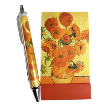 Notitieboekje en Pen Zonnebloemen, Vincent van Gogh