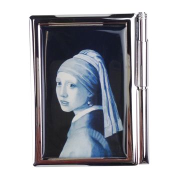 Notebook Girl with Pearl in carton box.