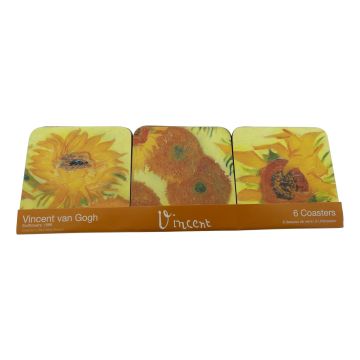Coasters "Sunflowers", Vincent van Gogh