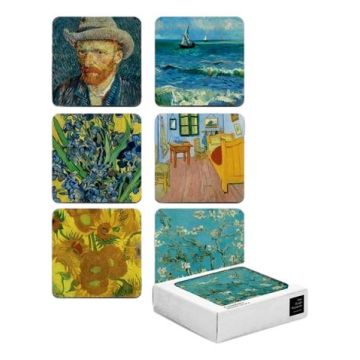 Vincent van Gogh Onderzetters Collectie (Set van 6)