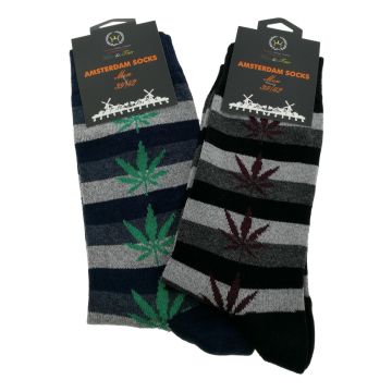 Set van twee herensokken Cannabis 39/42