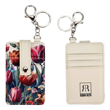 Pasjeshouder Tulpen Beige 