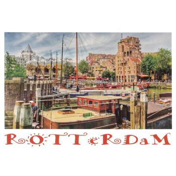Postkaart "Rotterdam Oude Haven"