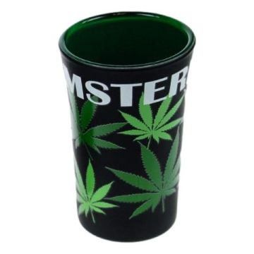Shotglas "Amsterdam Cannabis"