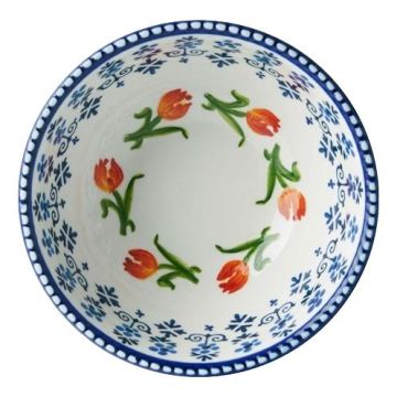 Yoghurtschaal Oranje Tulpen