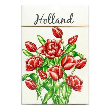 Speelkaarten "Rode Tulpen" 