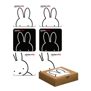 Coasters Miffy Snoet, 6 pieces